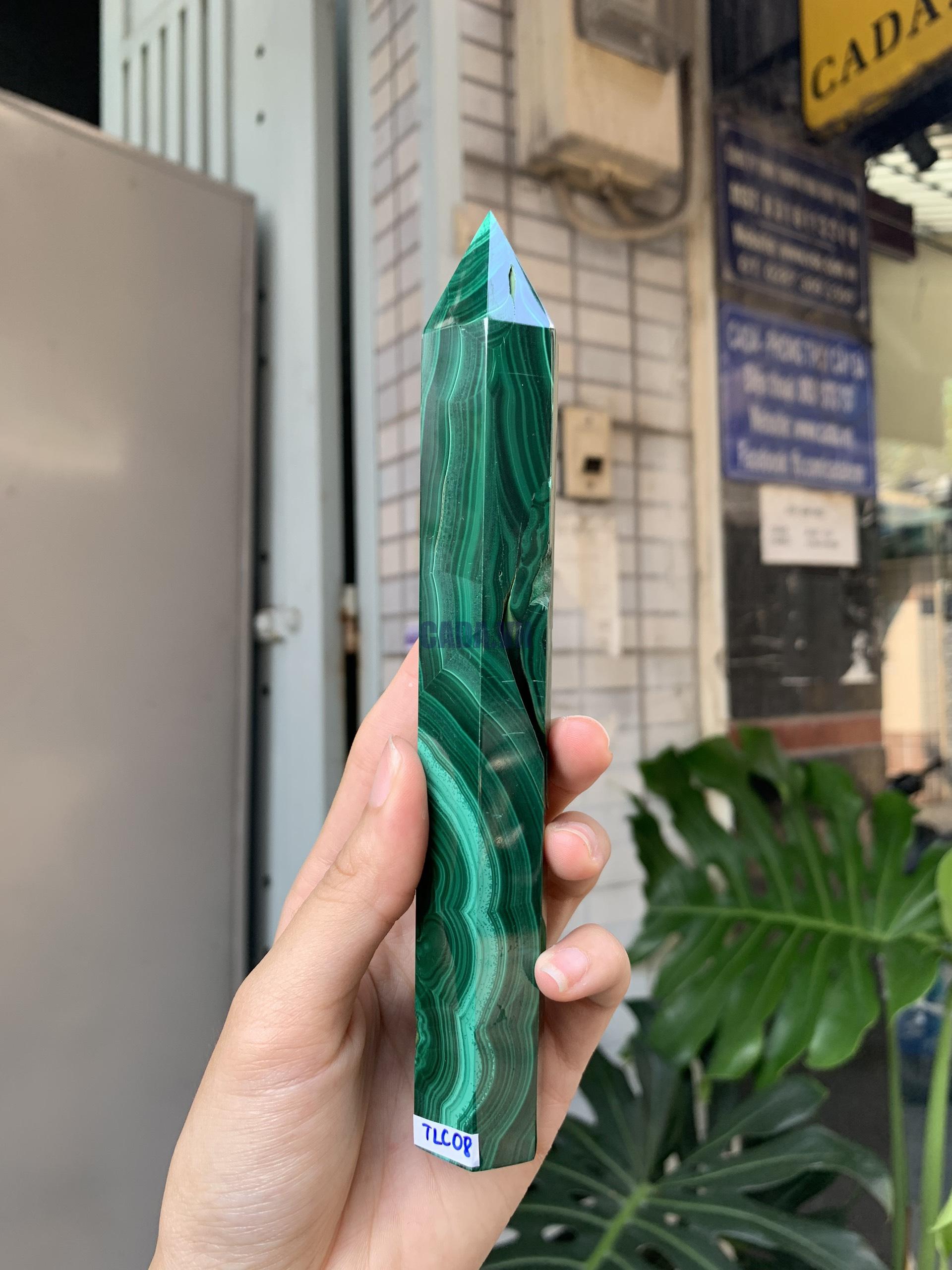 Trụ đá Lông Công - Malachite Point (TLC08) | CADA DECOR