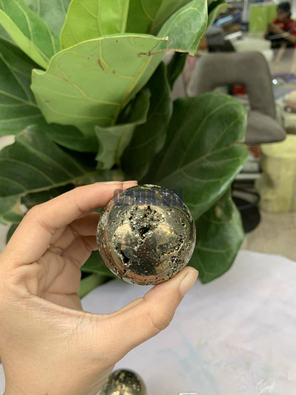 Bi cầu Pyrite | Đá trang trí, sưu tầm, healing | CADA DECOR
