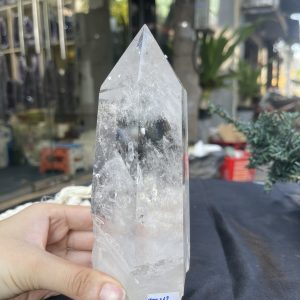 Trụ Thạch Anh Trắng trong – Clear Quartz Point, KL:1,084KG (TTT212)