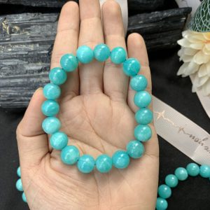 Vòng tay đá thiên hà - Amazonite Bracelet 10mm | Đá trang trí, sưu tầm, healing | CADA DECOR