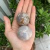 Bi cầu Flower Agate | Đá trang trí, sưu tầm, healing | CADA DECOR