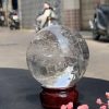 QUẢ CẦU THẠCH ANH TRẮNG (BTR90) ĐK: 7,4CM – KL: 560GRAM | CADA DECOR