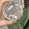 QUẢ CẦU THẠCH ANH TRẮNG (BTR91) ĐK: 8,8CM – KL: 936GRAM | CADA DECOR