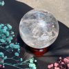 QUẢ CẦU THẠCH ANH TRẮNG (BTR91) ĐK: 8,8CM – KL: 936GRAM | CADA DECOR
