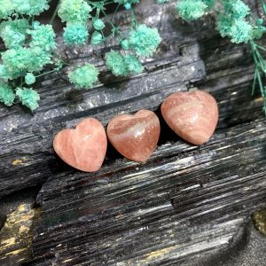 Mặt Trái tim Rhodochrosite | Đá trang trí, sưu tầm, healing | CADA DECOR