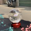 QUẢ CẦU THẠCH ANH TRẮNG (BTR94) ĐK: 6,6CM – KL: 396GRAM | CADA DECOR