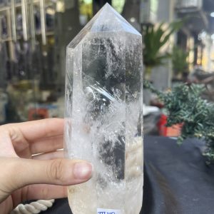 Trụ Thạch Anh Trắng trong – Clear Quartz Point, KL: 1,004KG (TTT210)