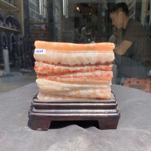 ĐÁ THỊT HEO – ĐÁ PHÚ QUÝ (HE68), KT: 15*13*8CM, KL: 2,954KG
