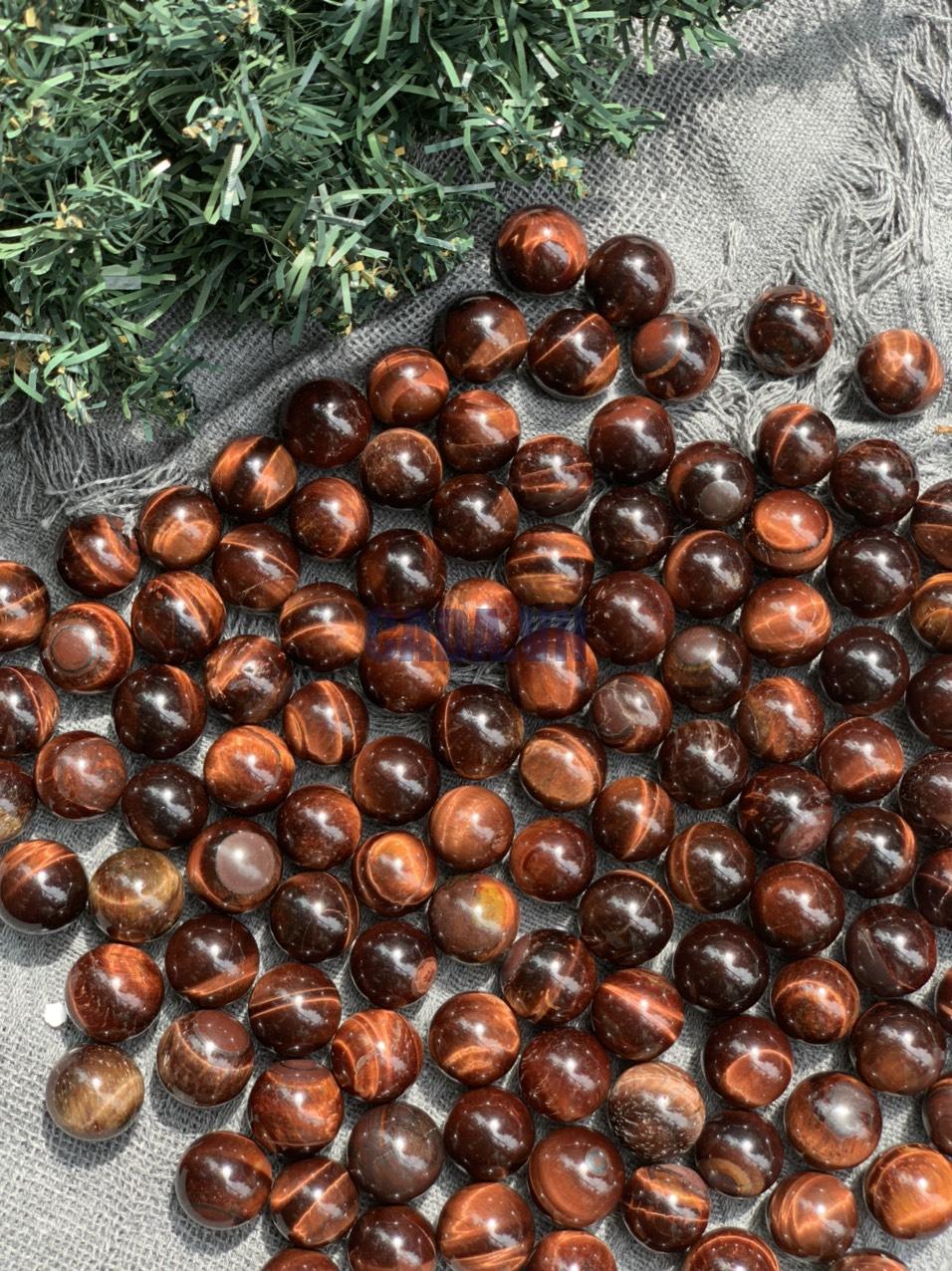 Bi cầu Red Tiger Eye | Đá trang trí, sưu tầm, healing | CADA DECOR