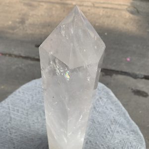 Trụ Thạch Anh Trắng trong – Clear Quartz Point, KL: 4,728KG (TTT204)