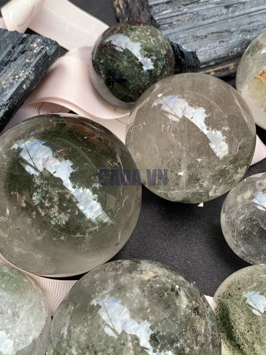 Bi cầu Garden Quartz | Đá trang trí, sưu tầm, healing | CADA DECOR