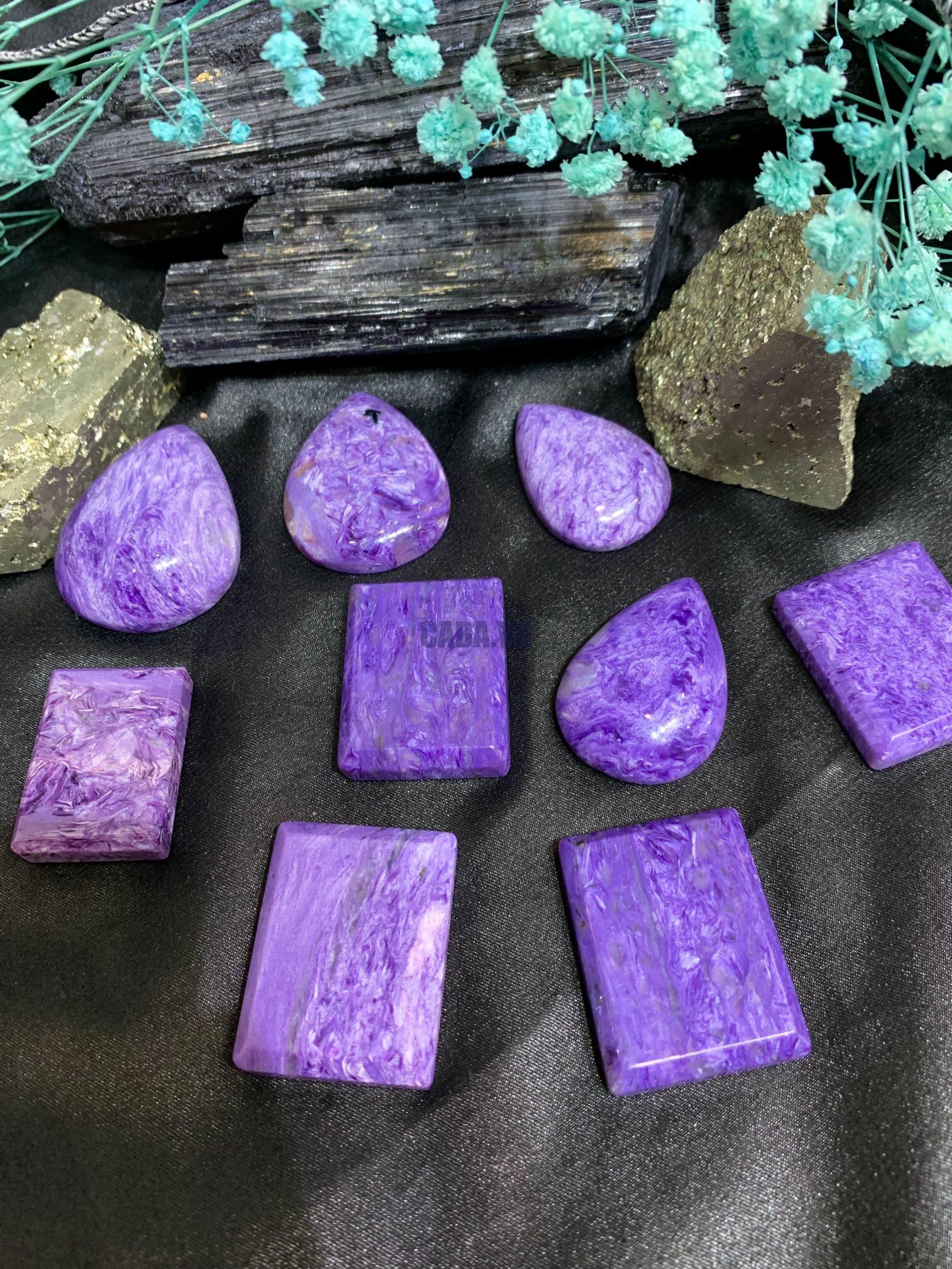 Mặt Charoite | Đá trang trí, sưu tầm, healing | CADA DECOR