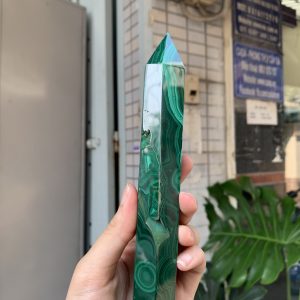 Trụ đá Lông Công - Malachite Point (TLC08) | CADA DECOR