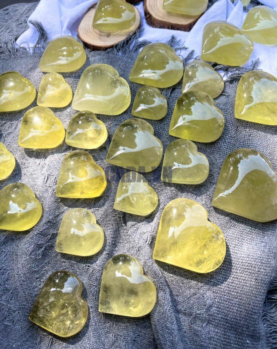 Citrine Heart | Đá trang trí, sưu tầm, healing | CADA DECOR