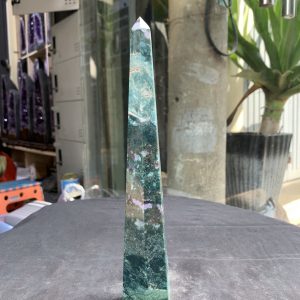 TRỤ MOSS AGATE (MA04), KT 25*4,5CM, KL 484GRAM| CADA DECOR