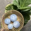 Bi cầu Blue Calcite | Đá trang trí, sưu tầm, healing | CADA DECOR