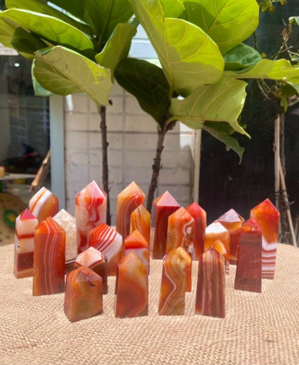 Trụ Carnelian | Đá trang trí, sưu tầm, healing | CADA DECOR