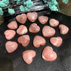 Mặt Trái tim Rhodochrosite | Đá trang trí, sưu tầm, healing | CADA DECOR