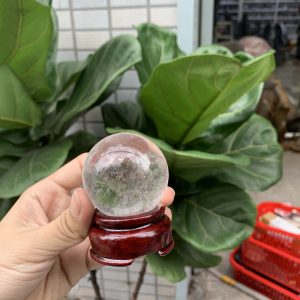 Bi cầu Thạch Anh Trắng trong | Đá trang trí, sưu tầm, healing | CADA DECOR