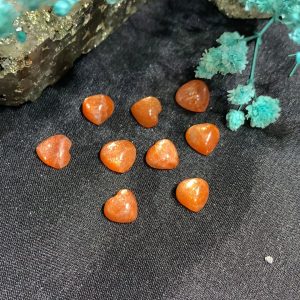 Mặt Trái tim Sunstone | Đá trang trí, sưu tầm, healing | CADA DECOR