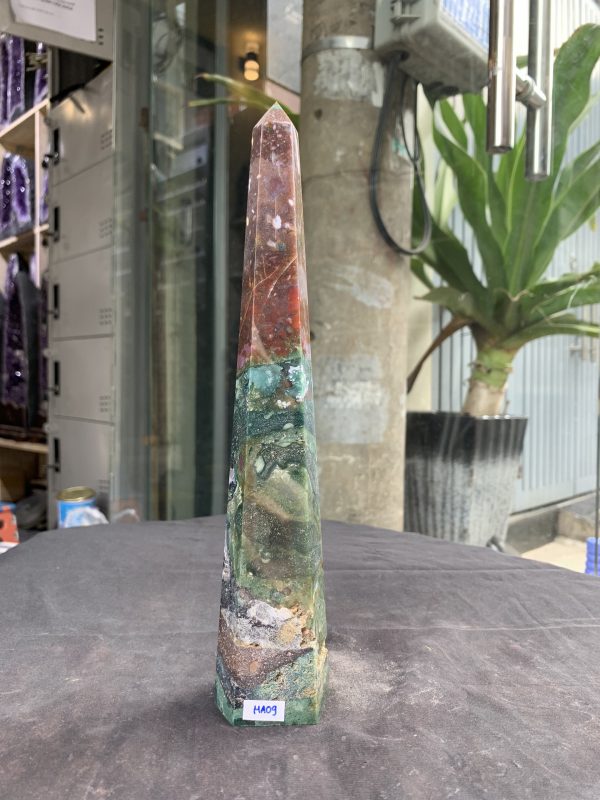 TRỤ OCEAN JASPER (MA09), KT 25*4,3CM, KL 544GRAM| CADA DECOR