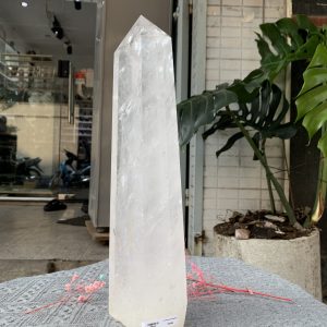 Trụ Thạch Anh Trắng trong – Clear Quartz Point, KL: 5,488KG (TTT208)