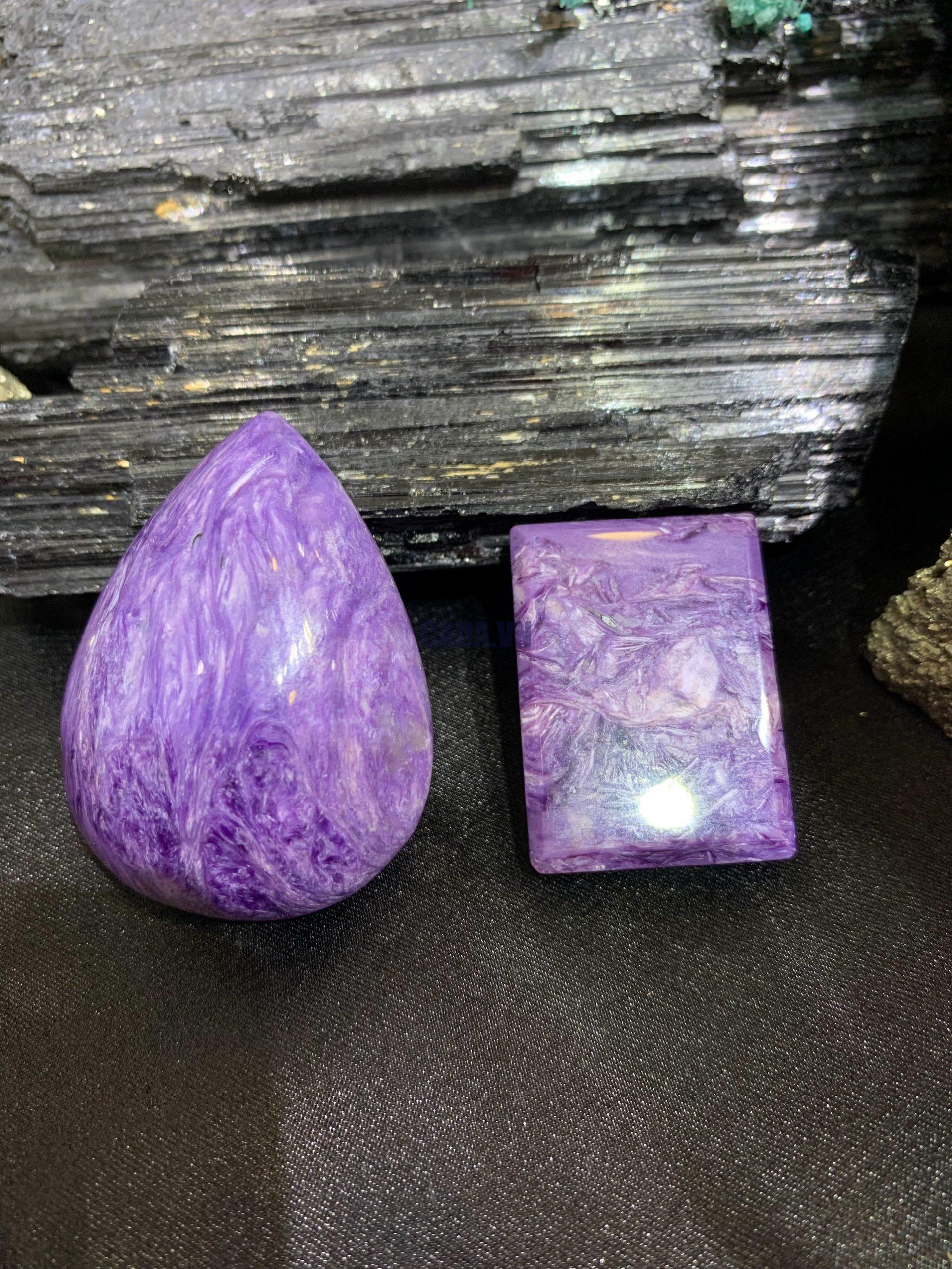 Mặt Charoite | Đá trang trí, sưu tầm, healing | CADA DECOR