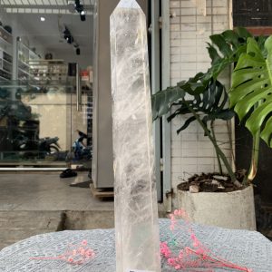 Trụ Thạch Anh Trắng trong – Clear Quartz Point, KL: 2,976KG (TTT206)