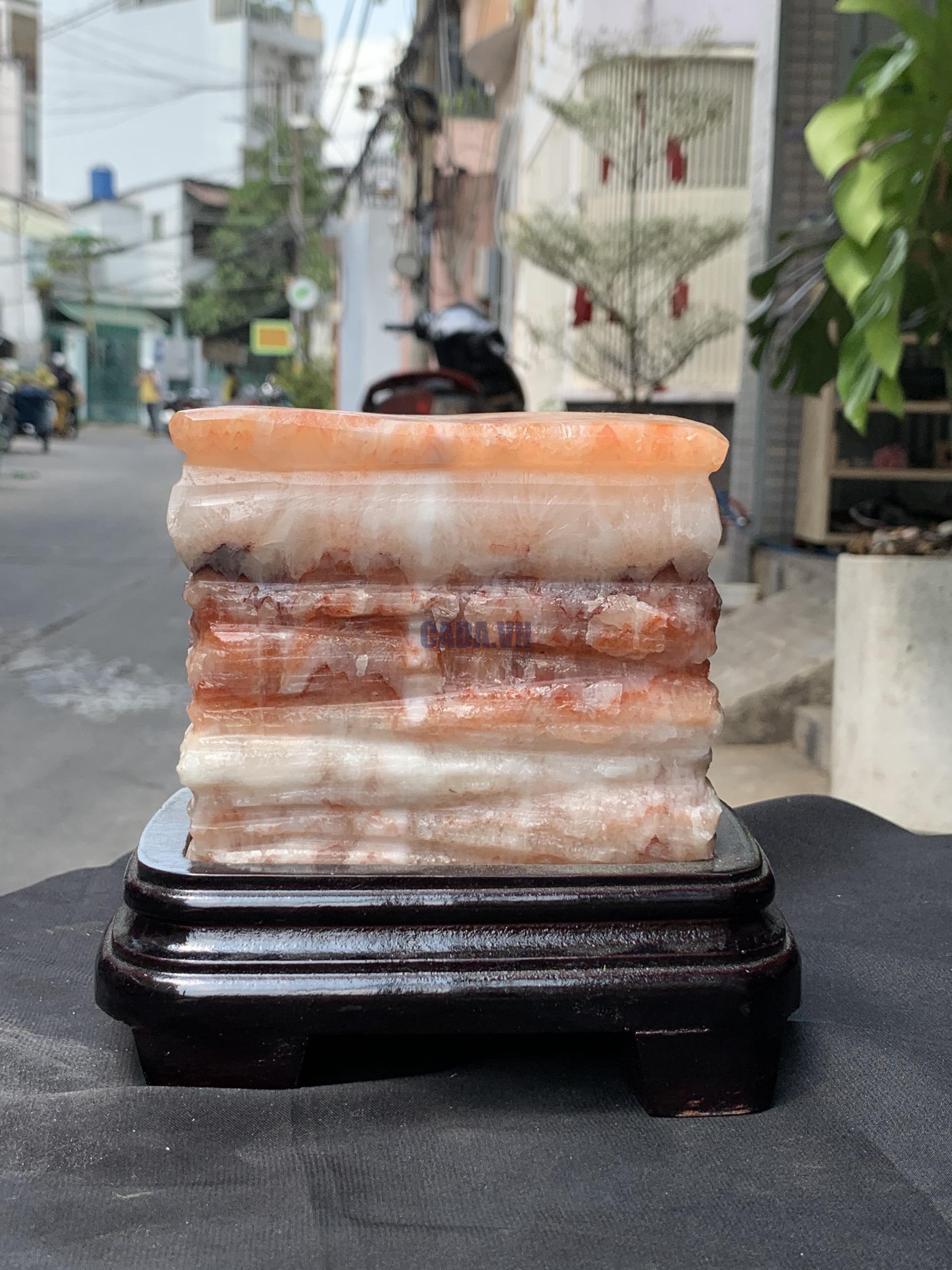 ĐÁ THỊT HEO – ĐÁ PHÚ QUÝ (HE67), KT: 14*11*7CM, KL: 2,374KG