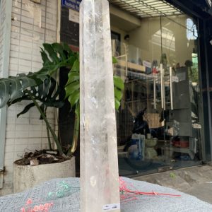 Trụ Thạch Anh Trắng trong – Clear Quartz Point, KL: 2,976KG (TTT206)