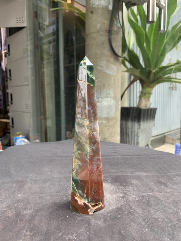 TRỤ OCEAN JASPER (MA14), KT 18*4CM, KL 352GRAM| CADA DECOR