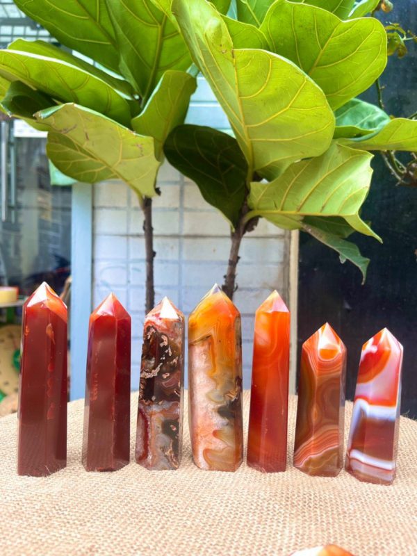 Trụ Carnelian | Đá trang trí, sưu tầm, healing | CADA DECOR