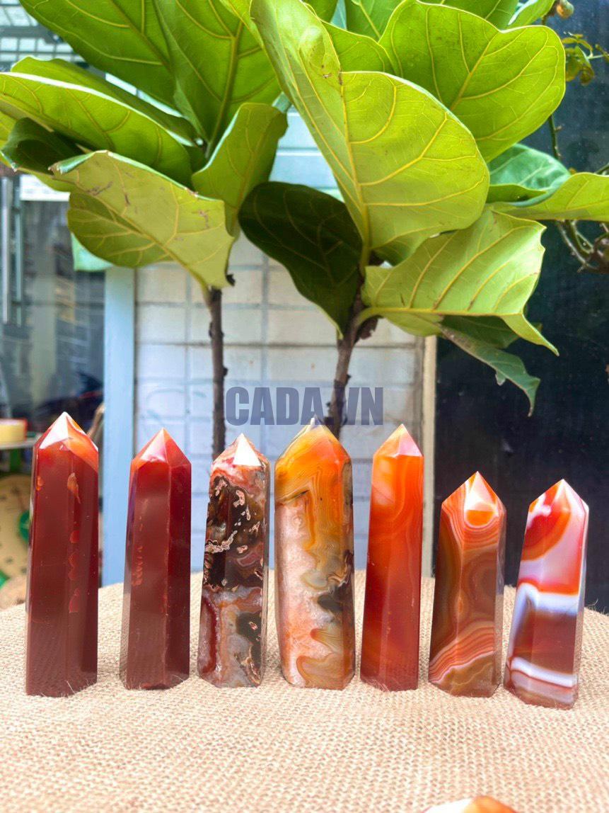 Trụ Carnelian | Đá trang trí, sưu tầm, healing | CADA DECOR