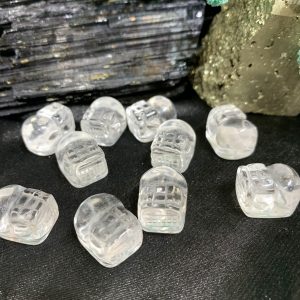 Mặt Tỳ hưu Clear quartz | Đá trang trí, sưu tầm, healing | CADA DECOR
