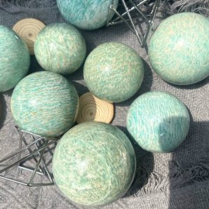 Bi cầu Amazonite | Đá trang trí, sưu tầm, healing | CADA DECOR