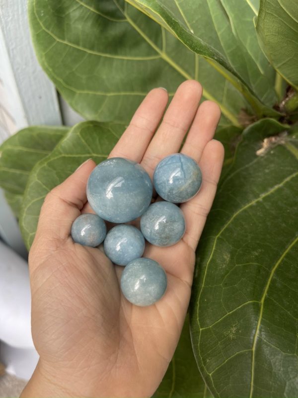 Bi cầu AQUAMARINE | Đá trang trí, sưu tầm, healing | CADA DECOR