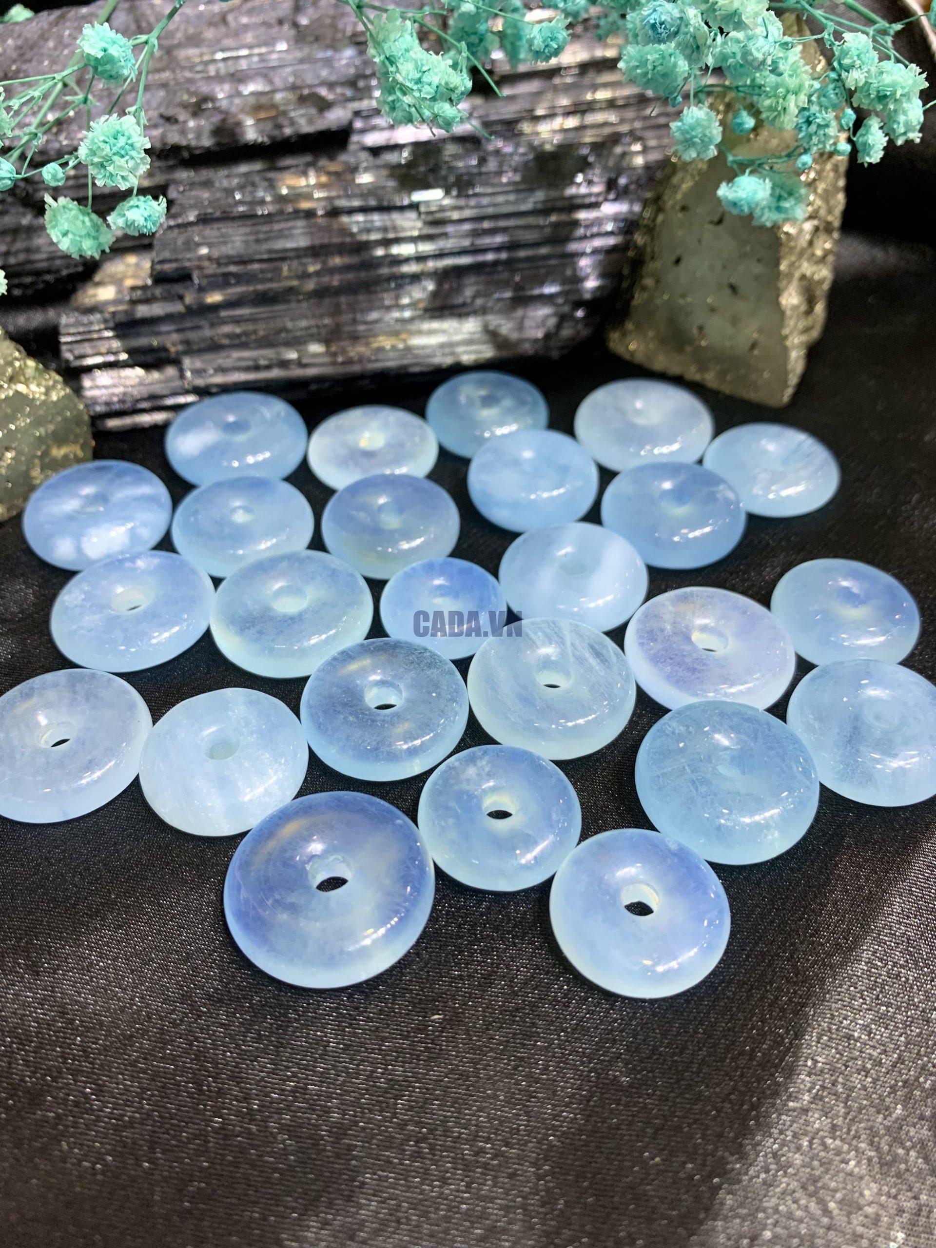 Đồng điếu Aquamarine | Đá trang trí, sưu tầm, healing | CADA DECOR