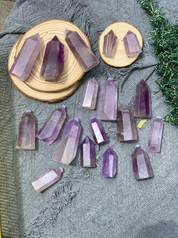 trụ thạch anh tím - amethyst Point