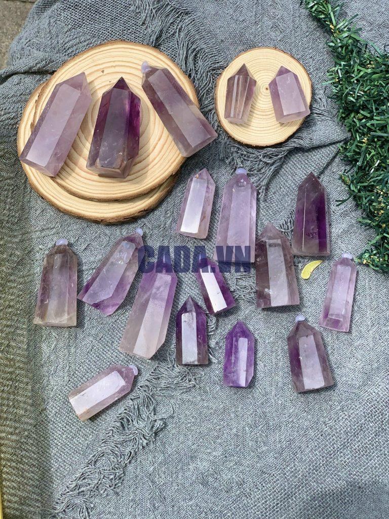 trụ thạch anh tím - amethyst Point