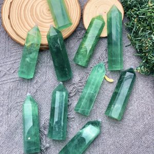Trụ Green Fluorite | Trụ đá sưu tầm, healing, tarot| CADA DECOR