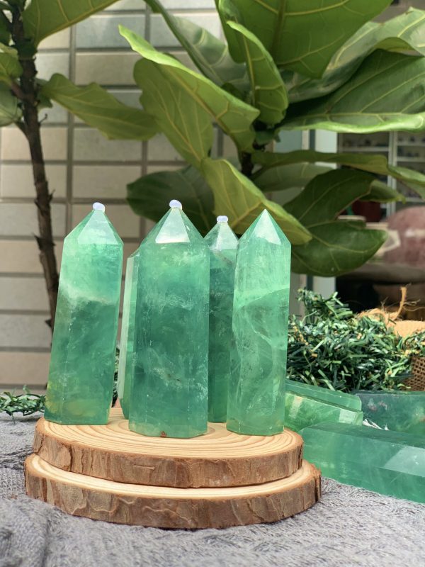 Trụ Green Fluorite | Trụ đá sưu tầm, healing, tarot| CADA DECOR