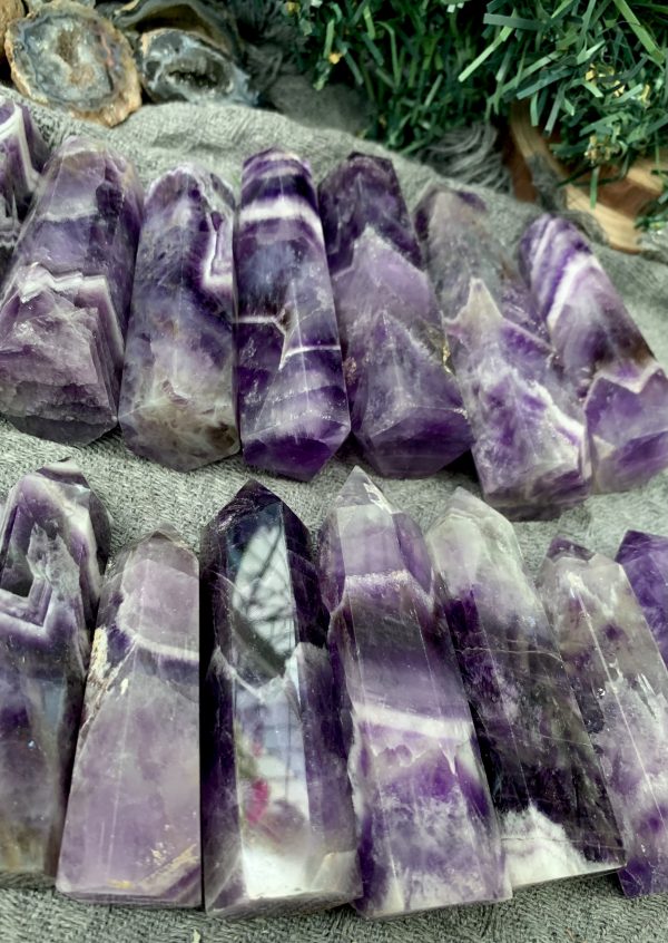 Trụ thạch anh tím - Dream Amethyst Point | Trụ đá sưu tầm, healing, tarot| CADA DECOR