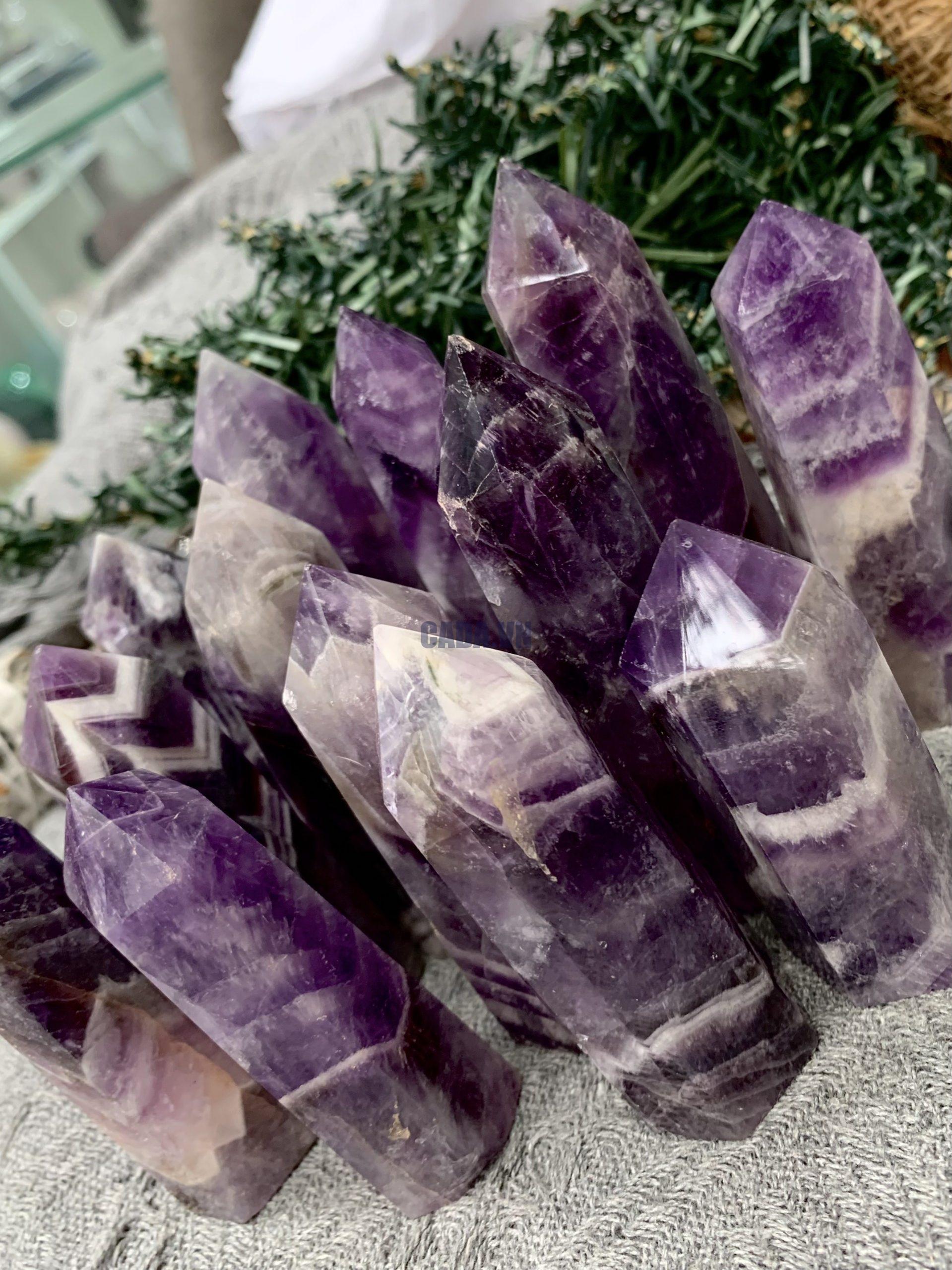 Trụ thạch anh tím - Dream Amethyst Point | Trụ đá sưu tầm, healing, tarot| CADA DECOR