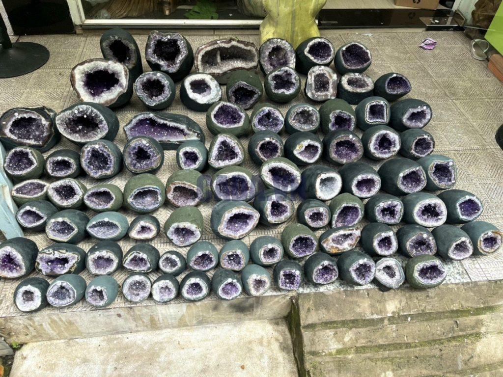 TÚI TIỀN THẠCH ANH TÍM