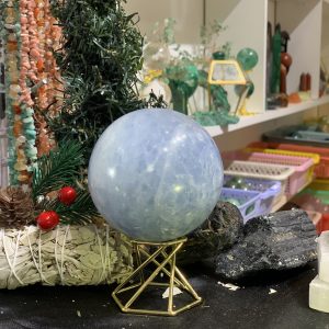 Bi cầu Blue Calcite (CC01) - KL: 0,86KG, ĐK: 8,4CM
