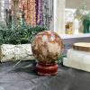 Bi cầu Red Moss Agate (MRD01) - KL: 296GRAM, ĐK: 6,02CM