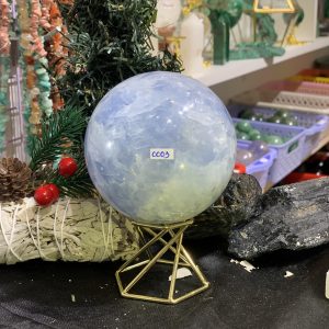Bi cầu Blue Calcite (CC03) - KL: 0,92KG, ĐK: 8,55CM