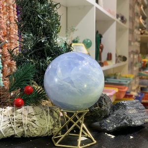 Bi cầu Blue Calcite (CC08) - KL: 0,61KG, ĐK: 7,52CM