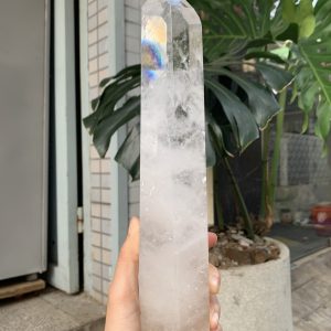 Trụ Thạch Anh Trắng trong – Clear Quartz Point, KL: 1,282KG (TTT258)