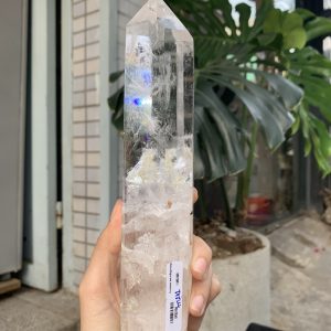 Trụ Thạch Anh Trắng trong – Clear Quartz Point, KL: 654GRAM (TTT242)